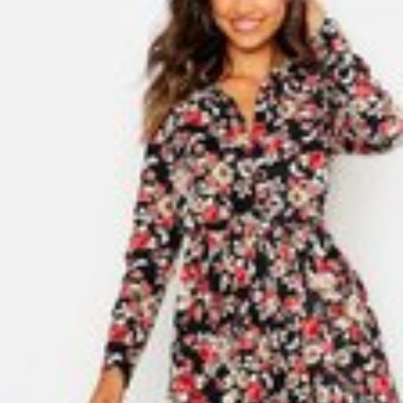 Tall Floral Shirt Dress - never worn - Picture 7 of 7